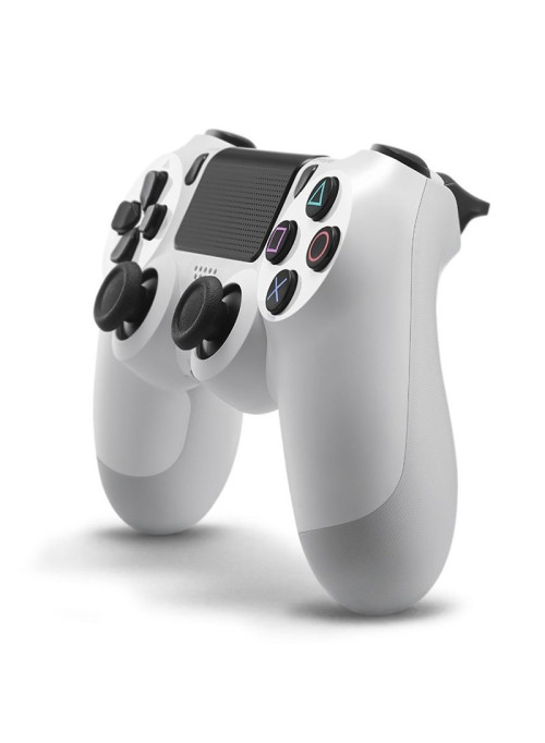 Джойстик беспроводной Sony DualShock 4 v2 Glacier White (белый) (PS4)